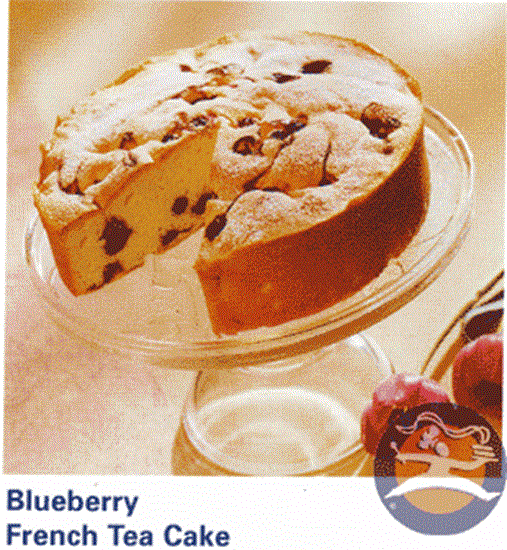 Blueberry Almond Cake - Entertaining with Beth